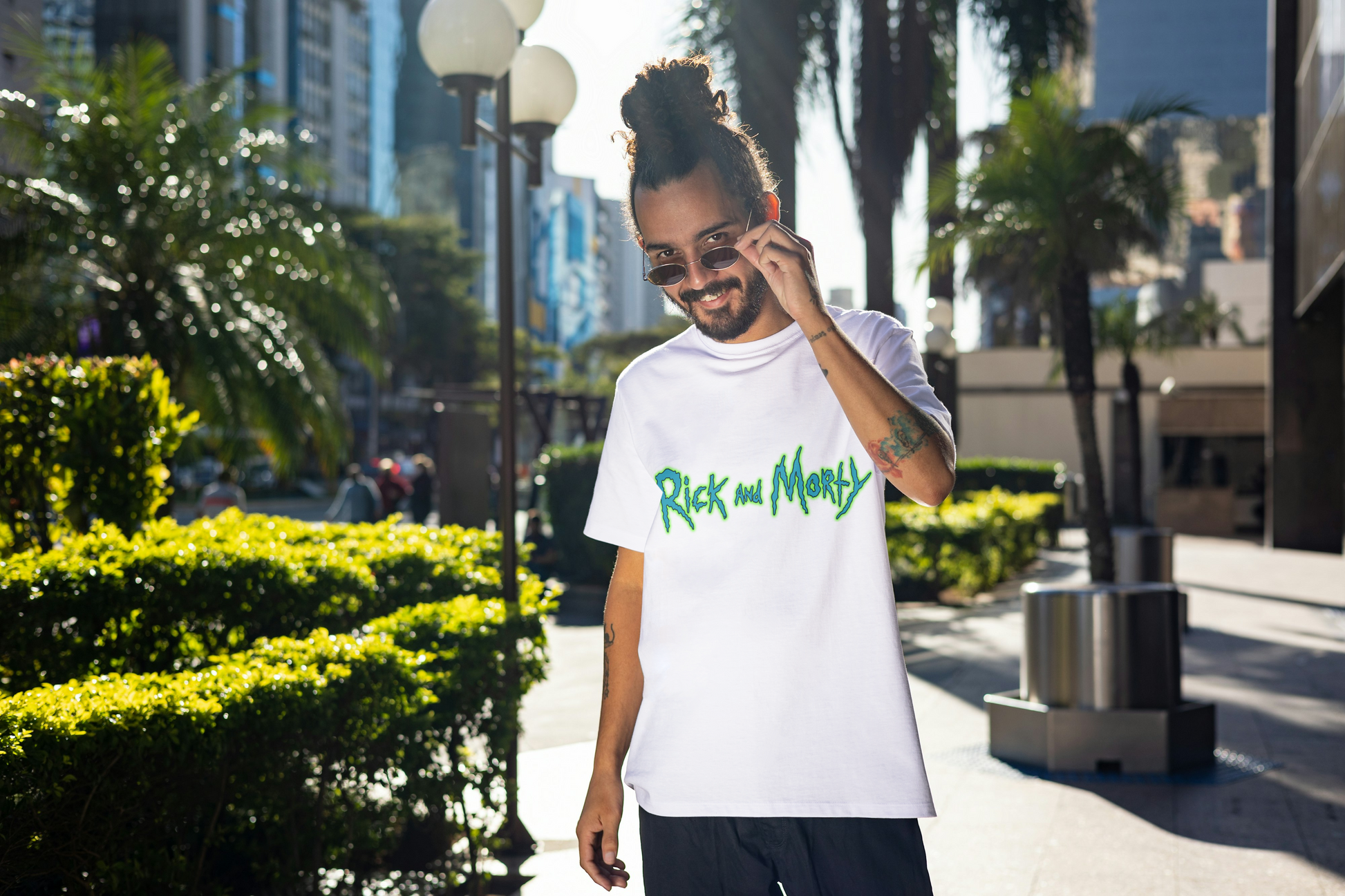 Rick & Morty Unisex Oversized Ainme T-Shirt