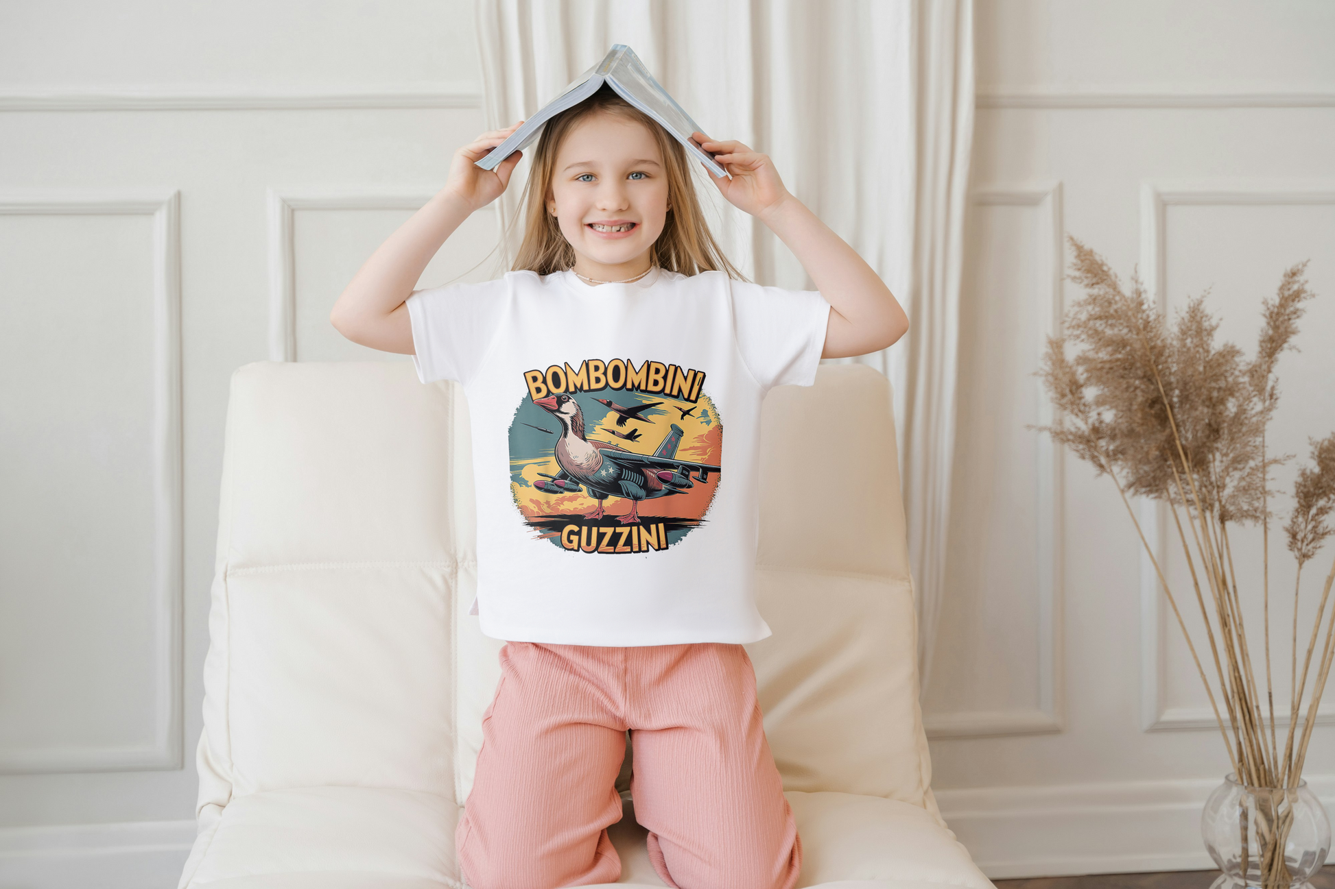 Bombombini Guzzini Italian Brainrot Kids Tshirt