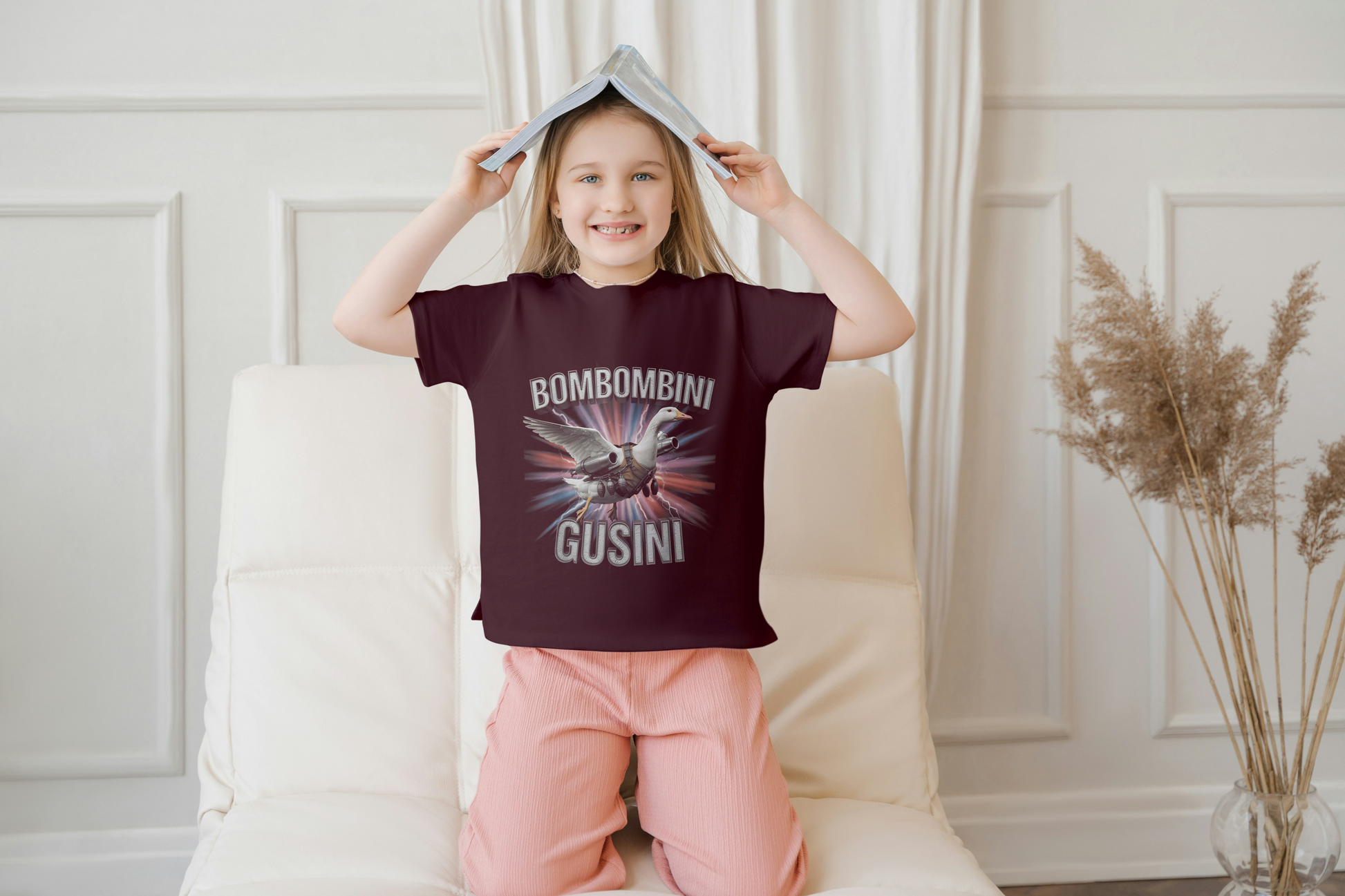 Bombombini Guzzini Italian Brainrot Kids Tshirt