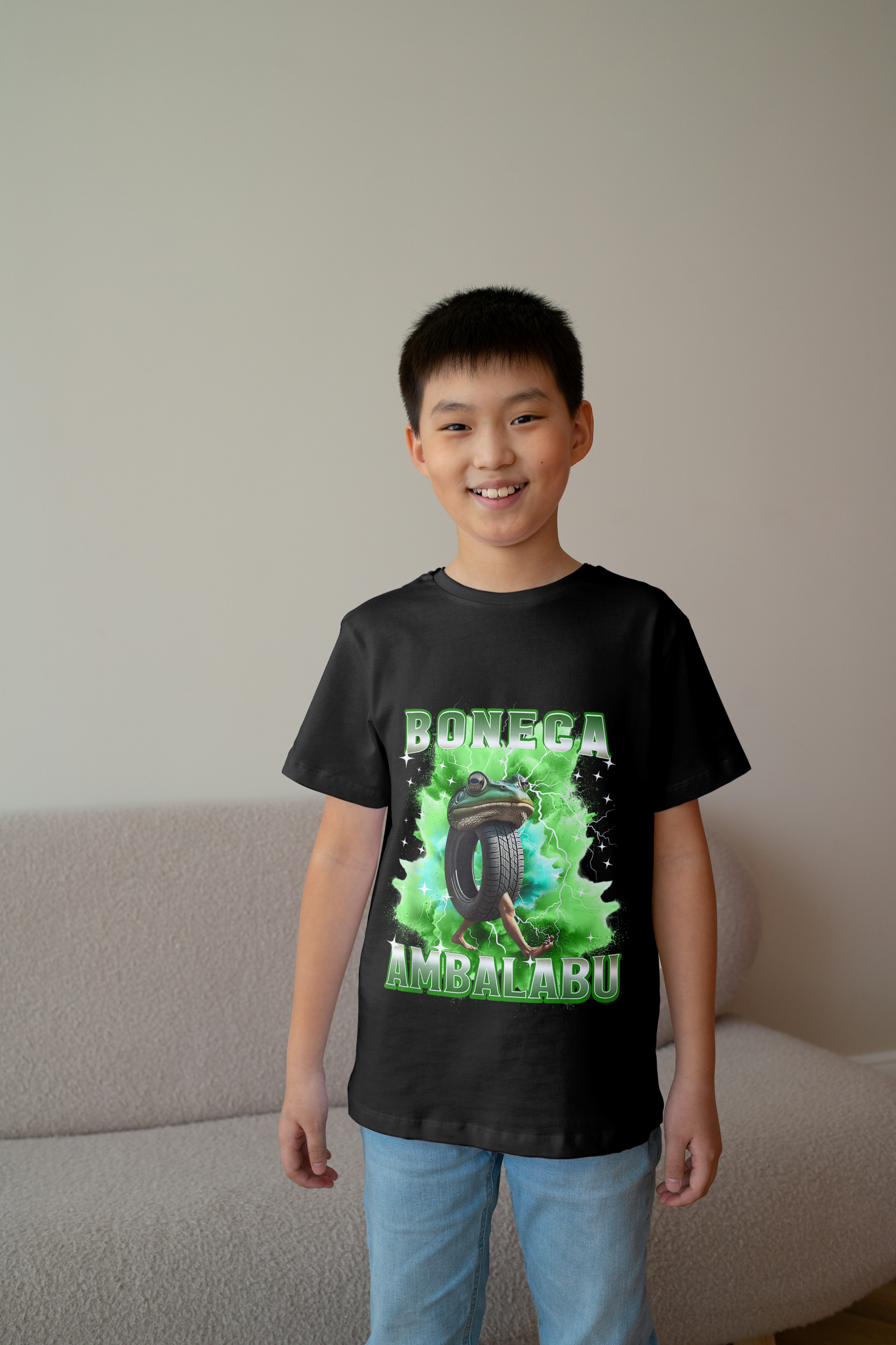 Bonega Ambalabu Italian Brainrot Kids Tshirt