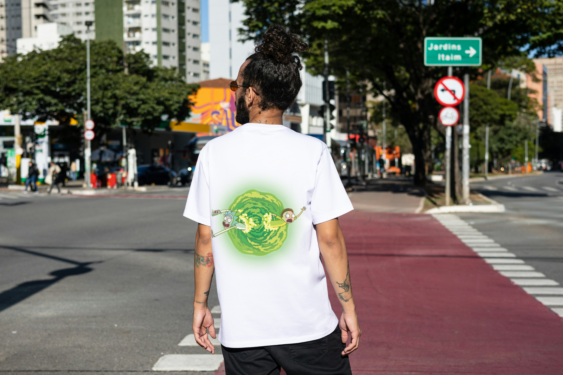 Rick &  Morty Unisex Oversized Ainme T-Shirt