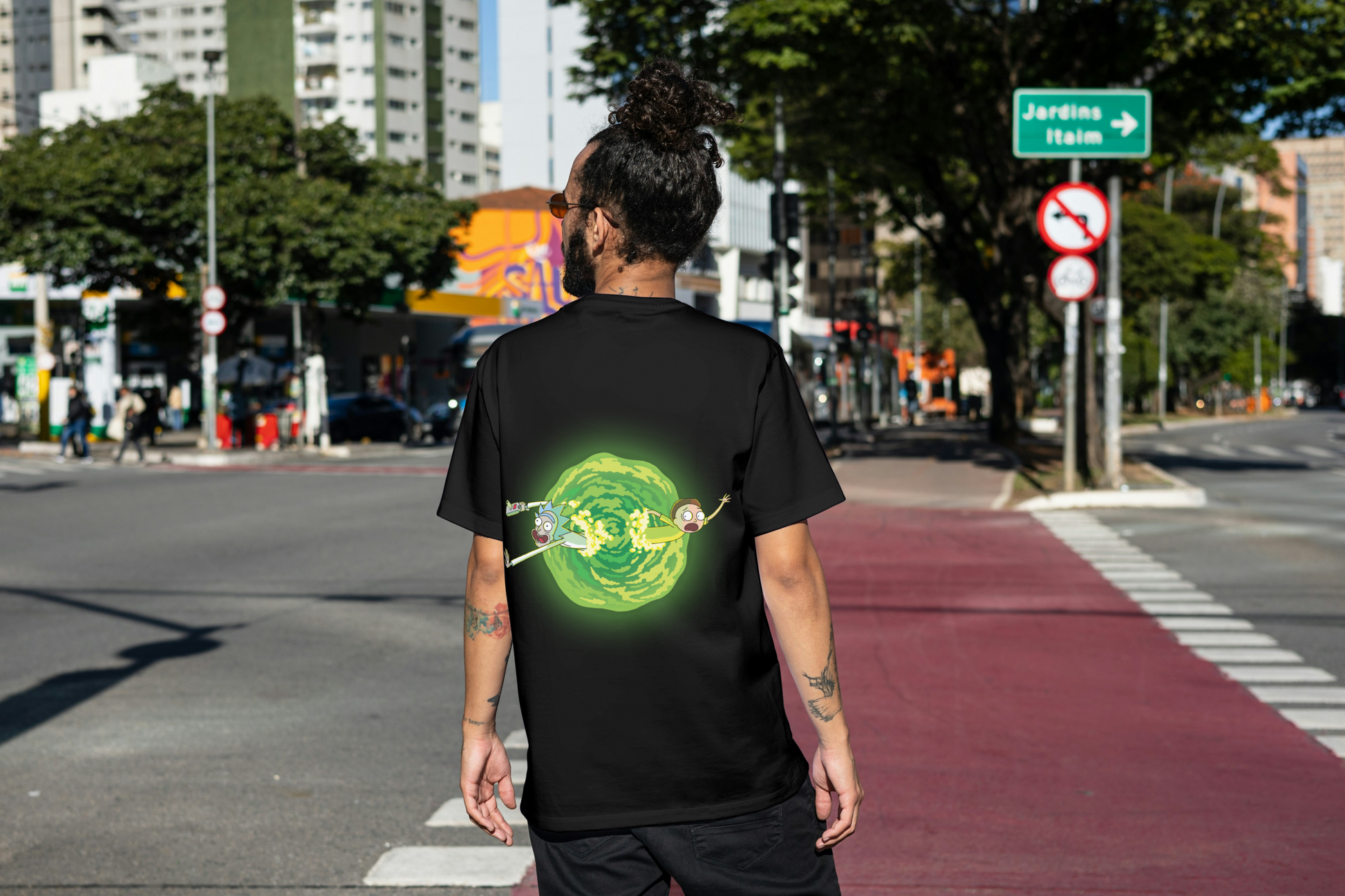 Rick &  Morty Unisex Oversized Ainme T-Shirt