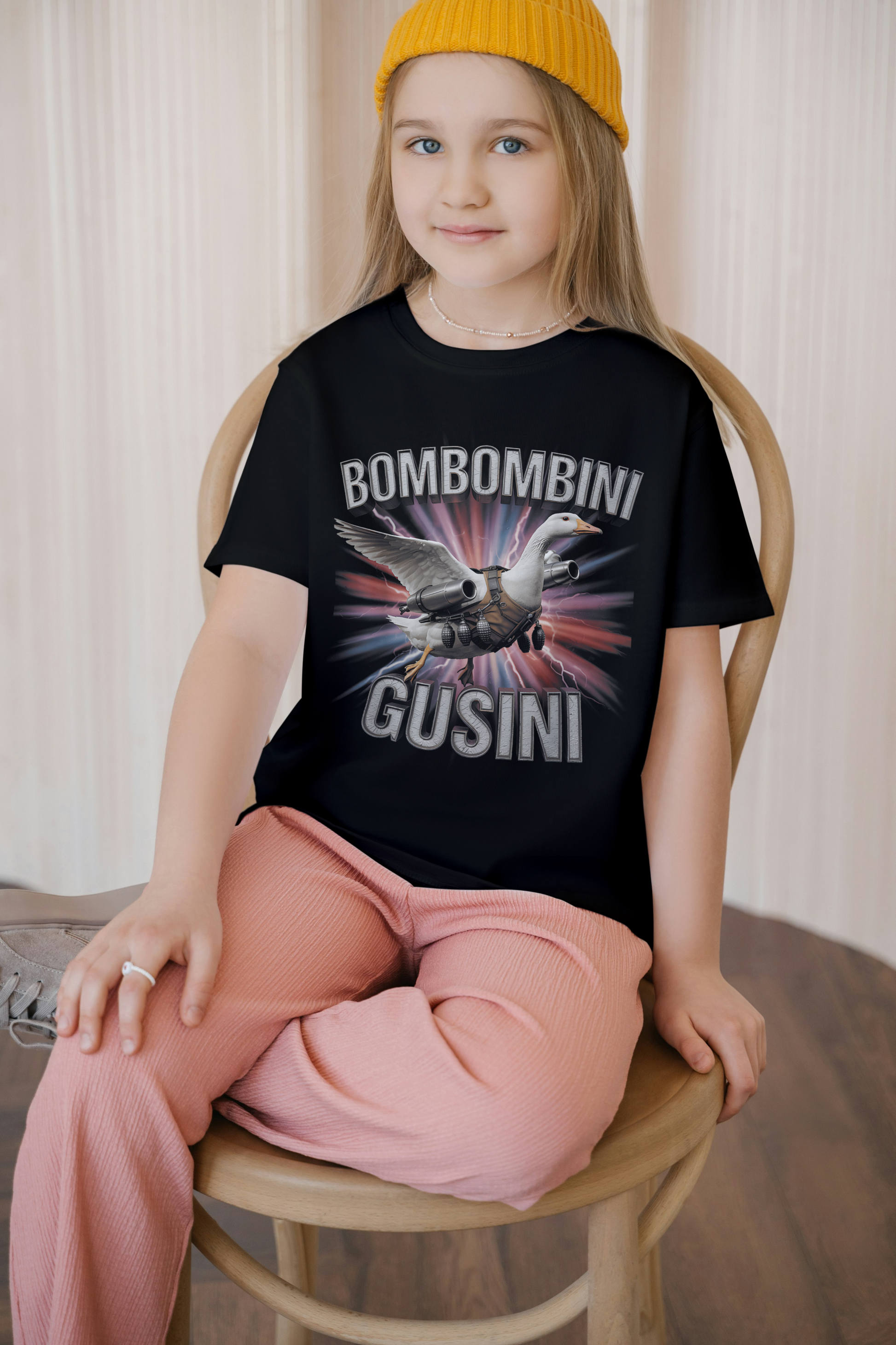 Bombombini Guzzini Italian Brainrot Kids Tshirt