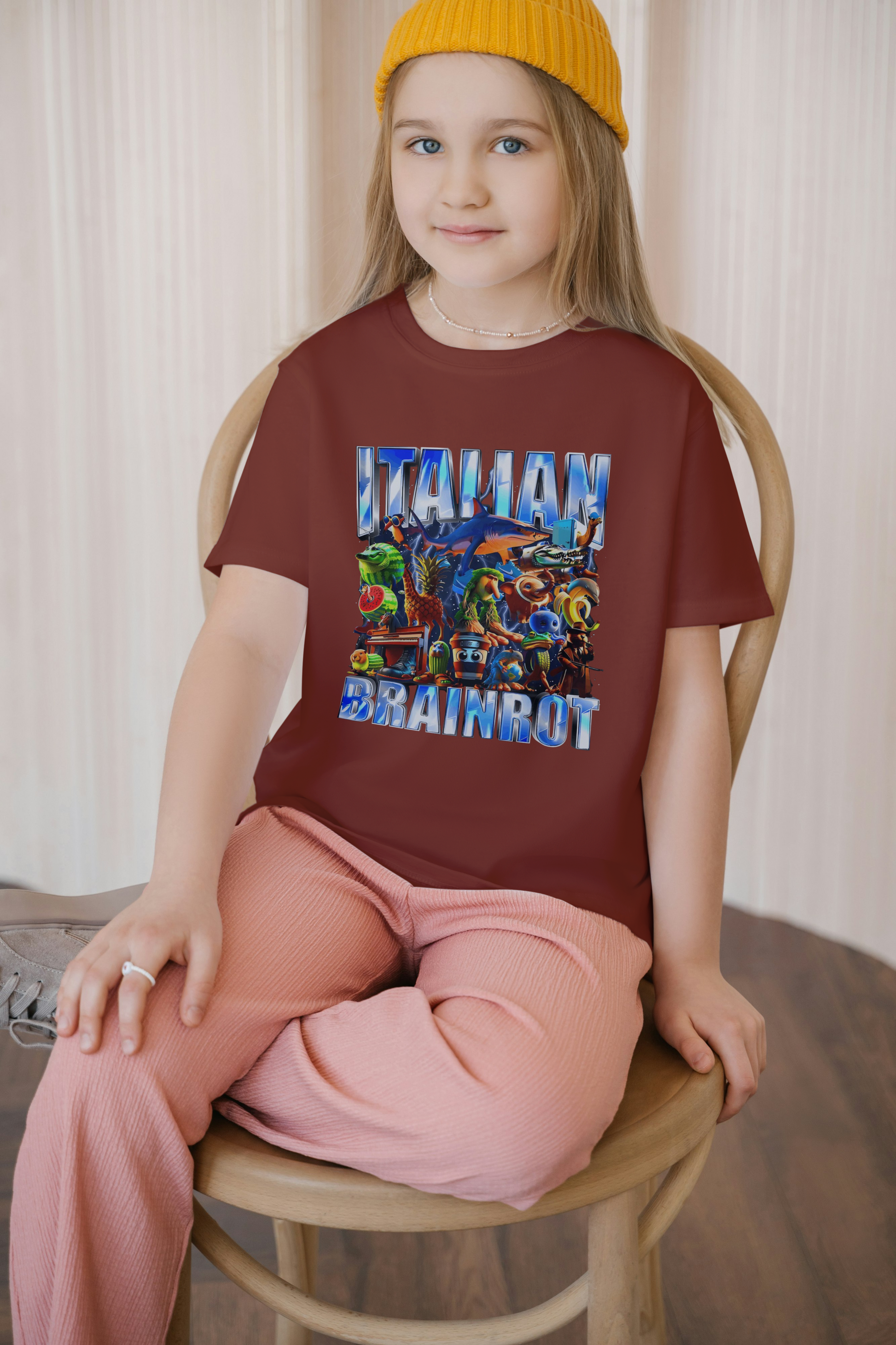 Italian Brainrot Kids Tshirt