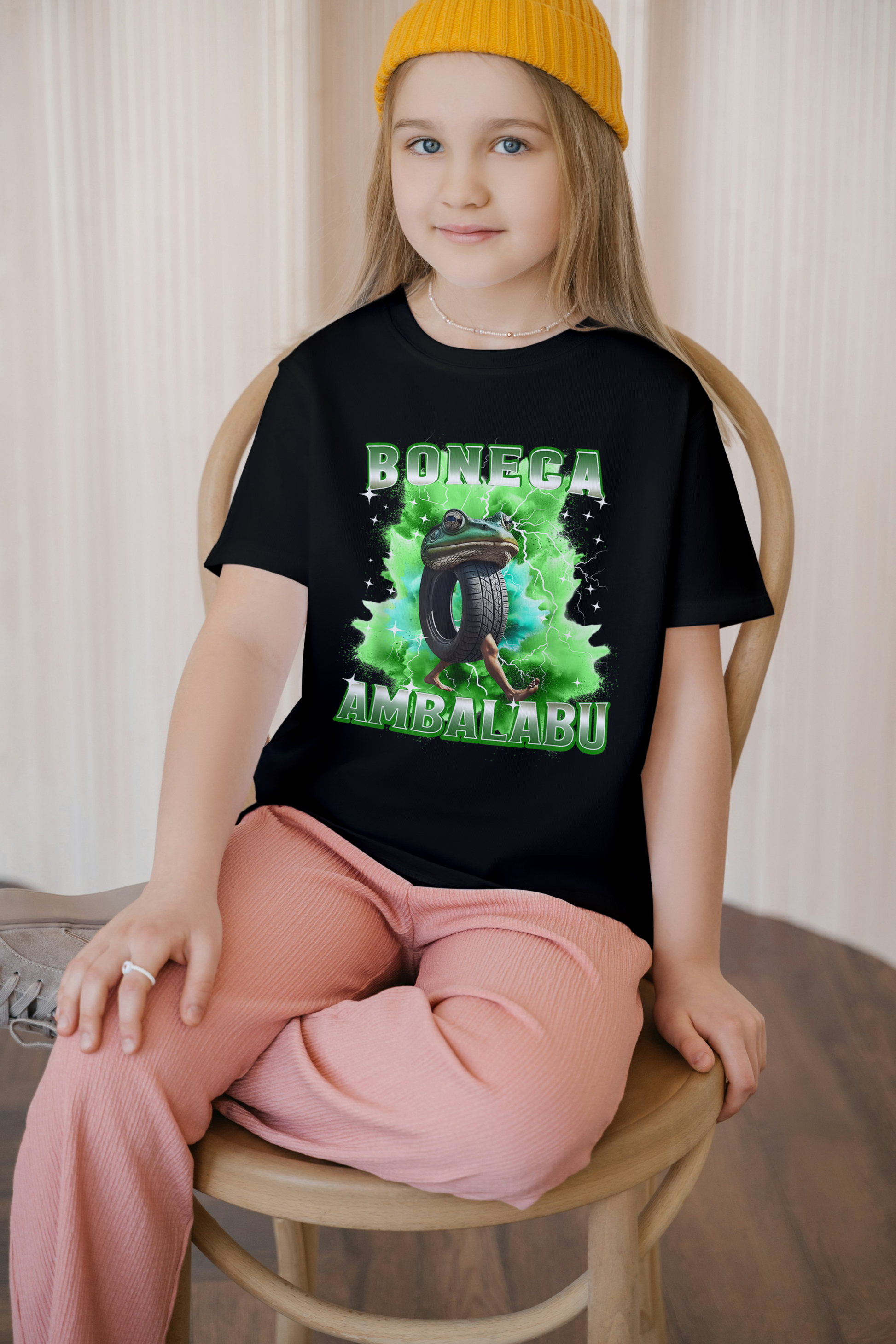 Bonega Ambalabu Italian Brainrot Kids Tshirt