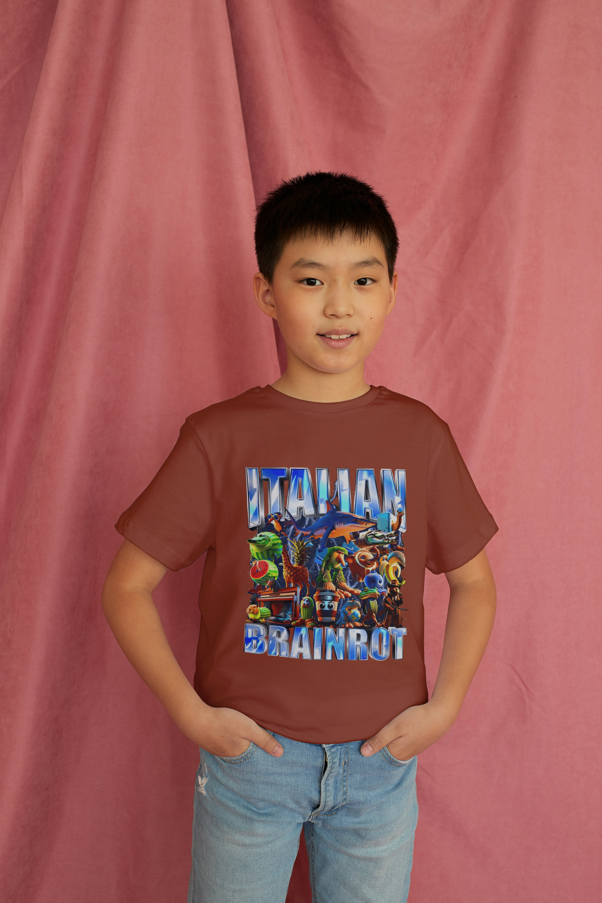 Italian Brainrot Kids Tshirt