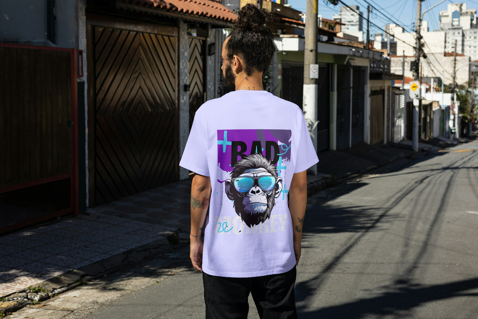 Monkey Unisex Oversized T-Shirt