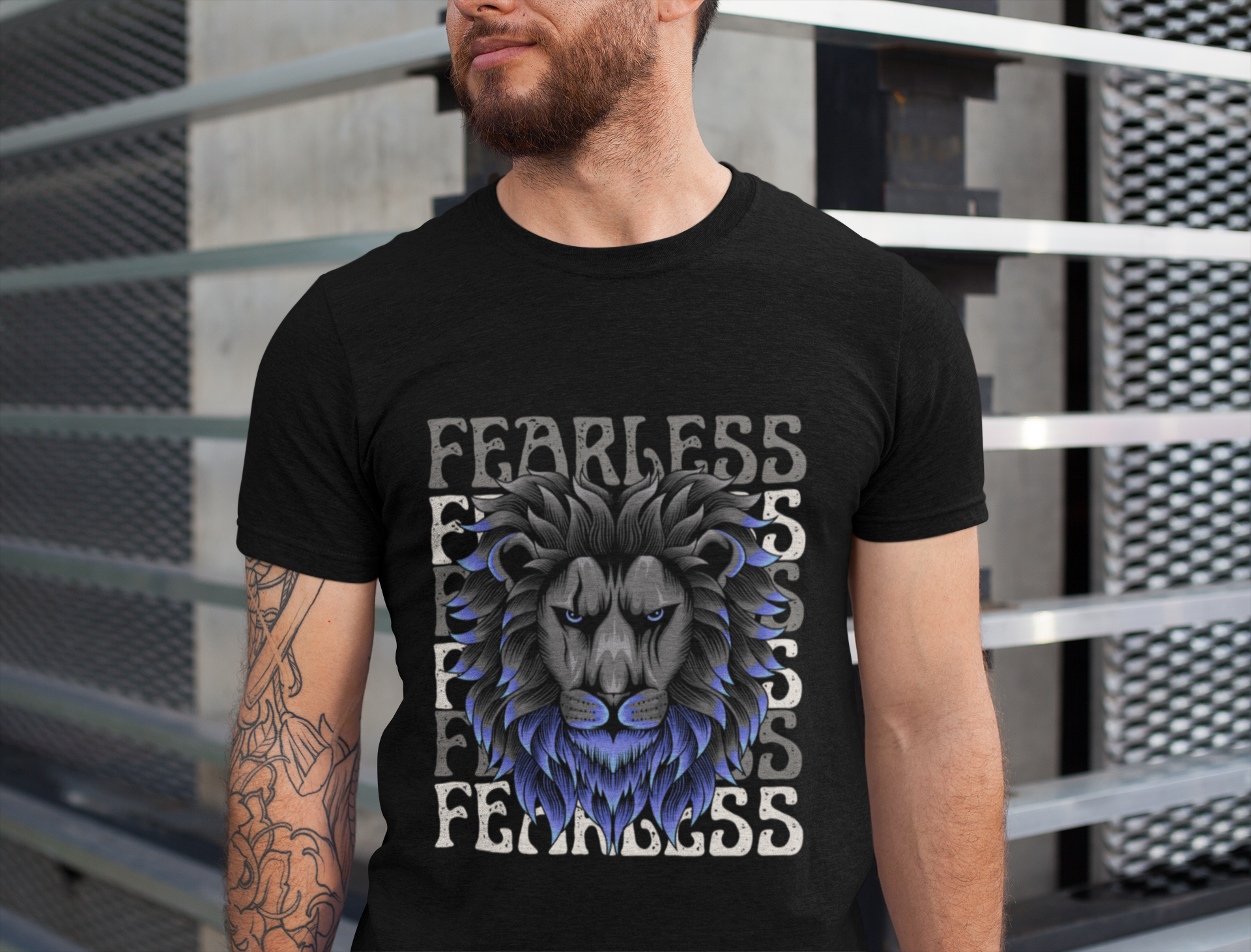 Fearless Black Unisex T-Shirt