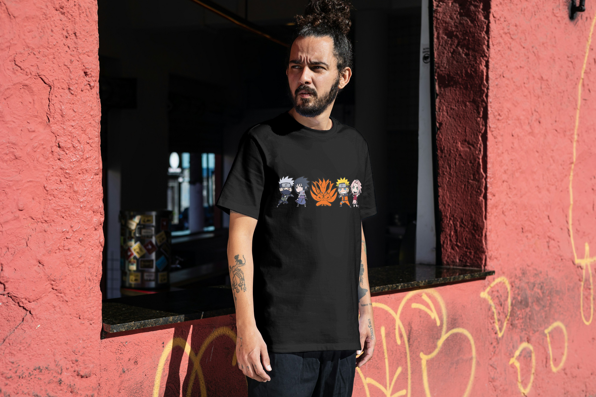 Naruto Unisex Oversized Anime T-Shirt