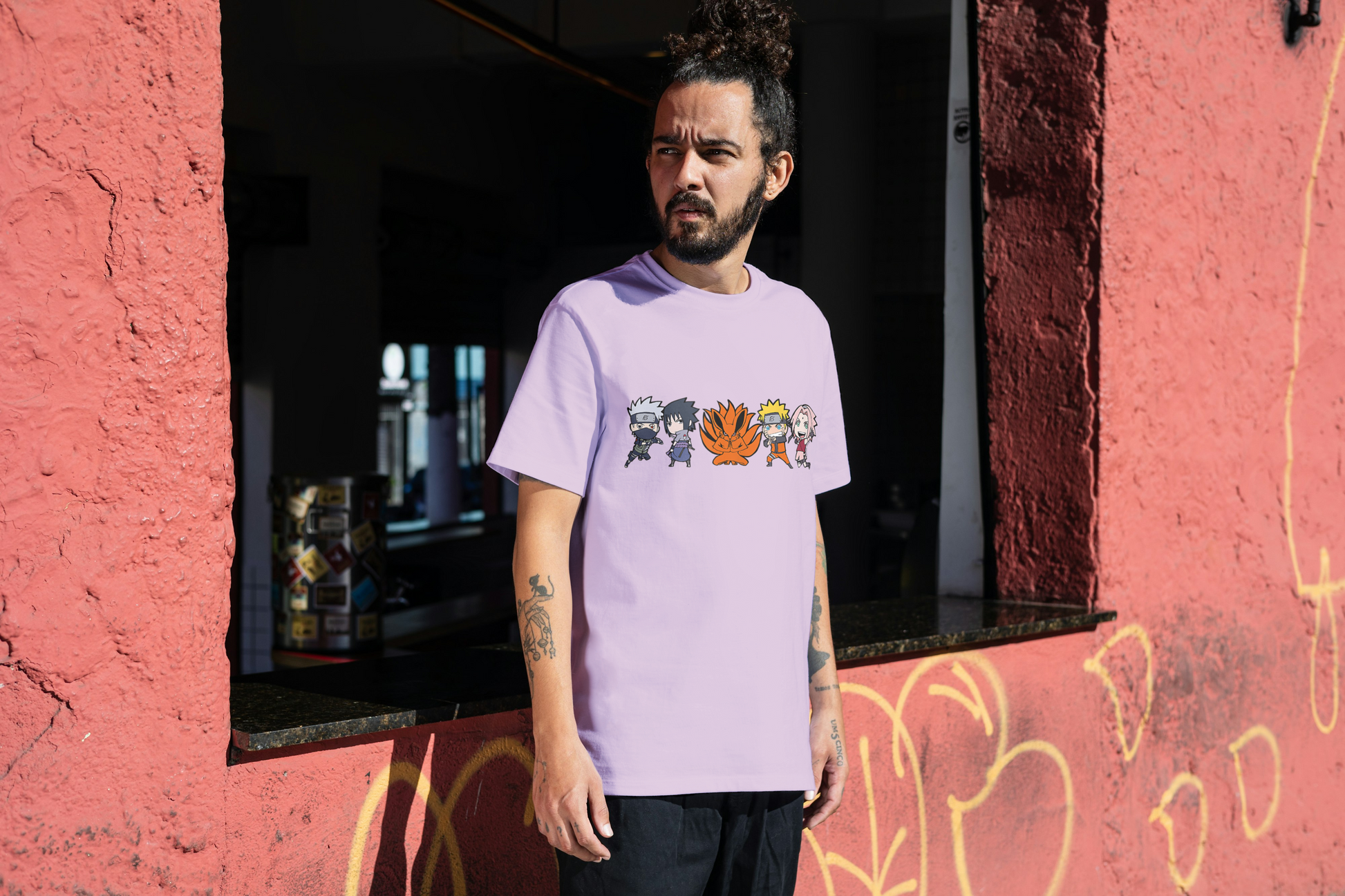 Naruto Unisex Oversized Anime T-Shirt