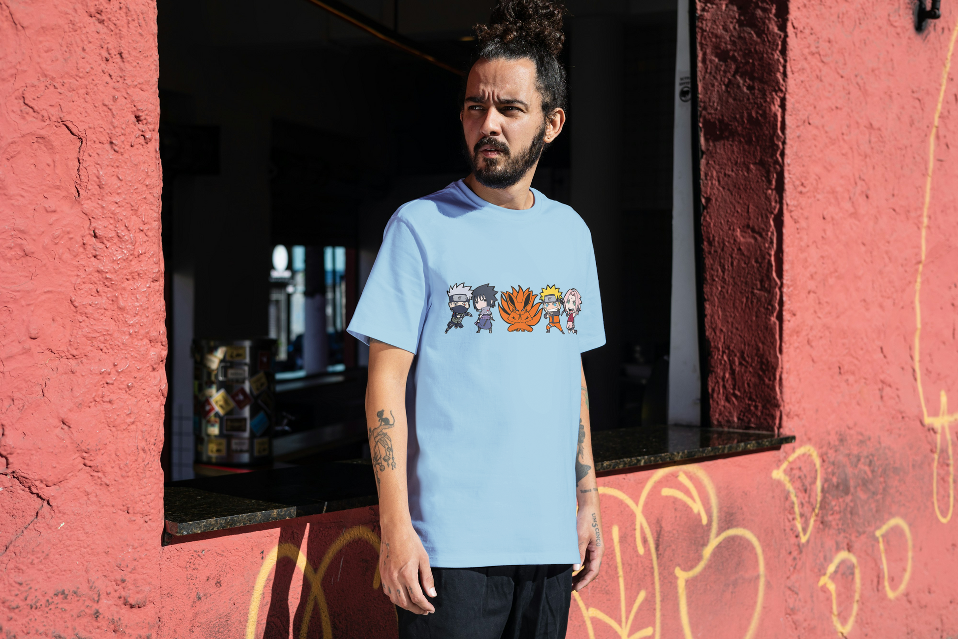 Naruto Unisex Oversized Anime T-Shirt