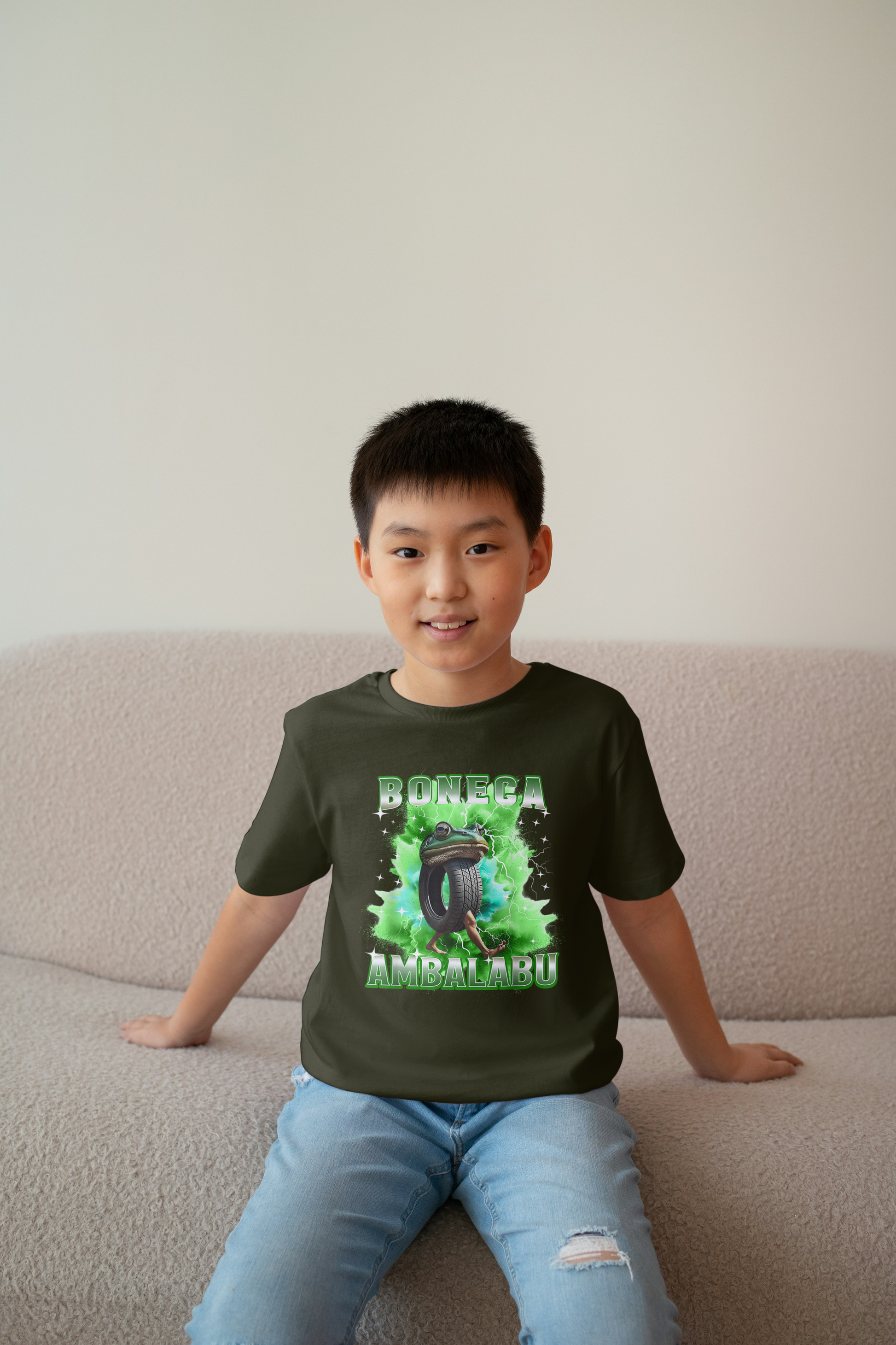 Bonega Ambalabu Italian Brainrot Kids Tshirt