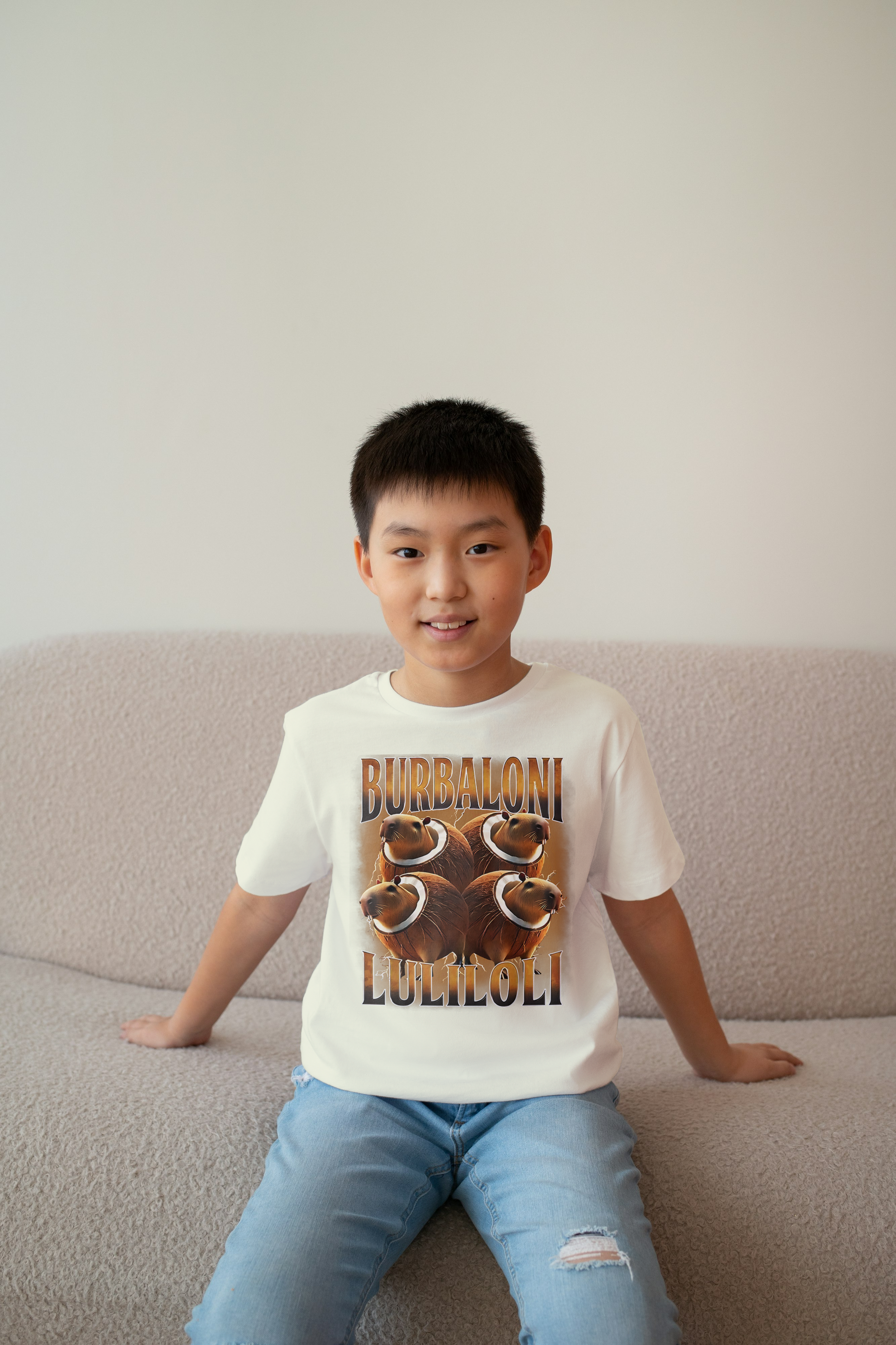 Burbaloni Luliloli Italian Brainrot Kids Tshirt