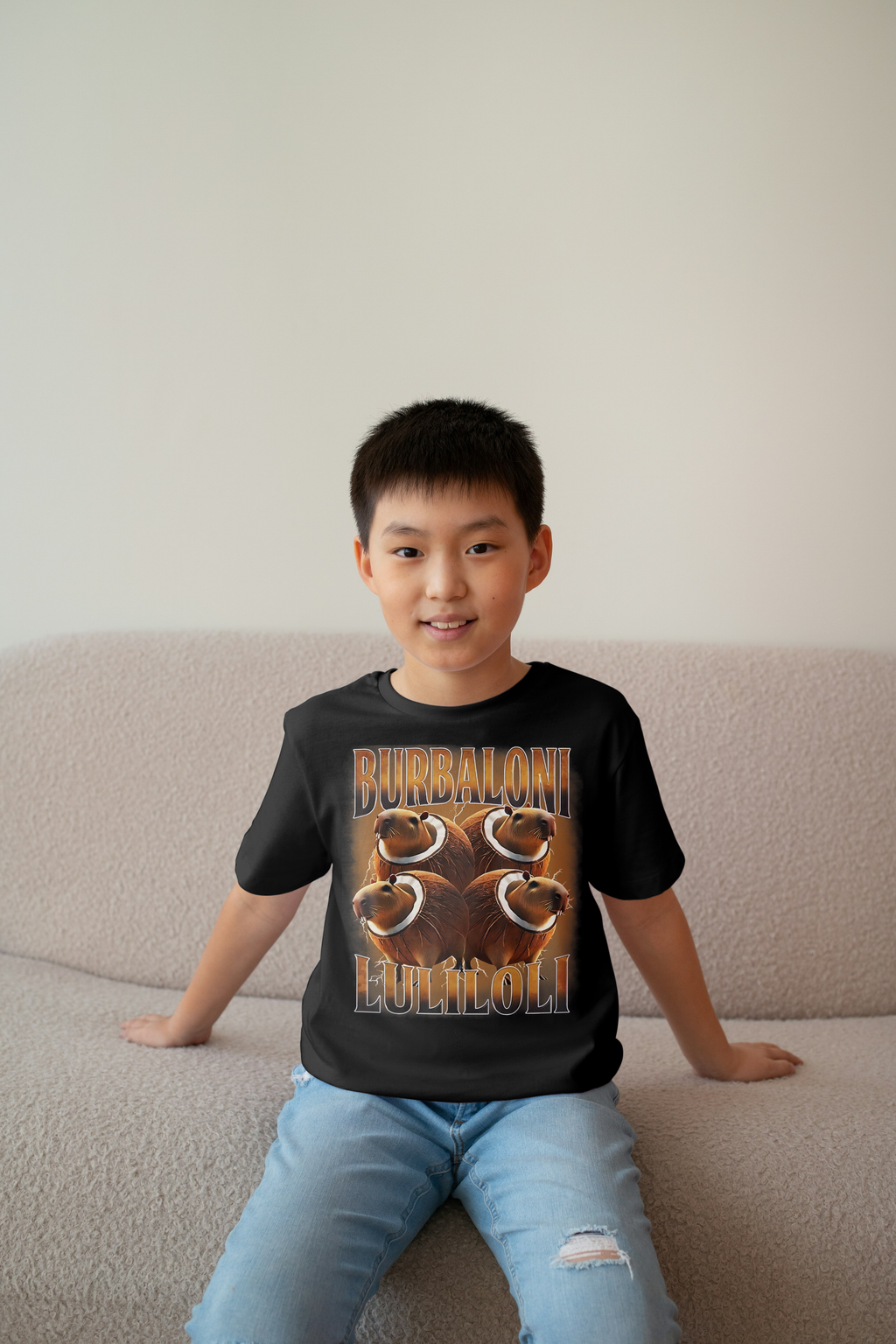 Burbaloni Luliloli Italian Brainrot Kids Tshirt