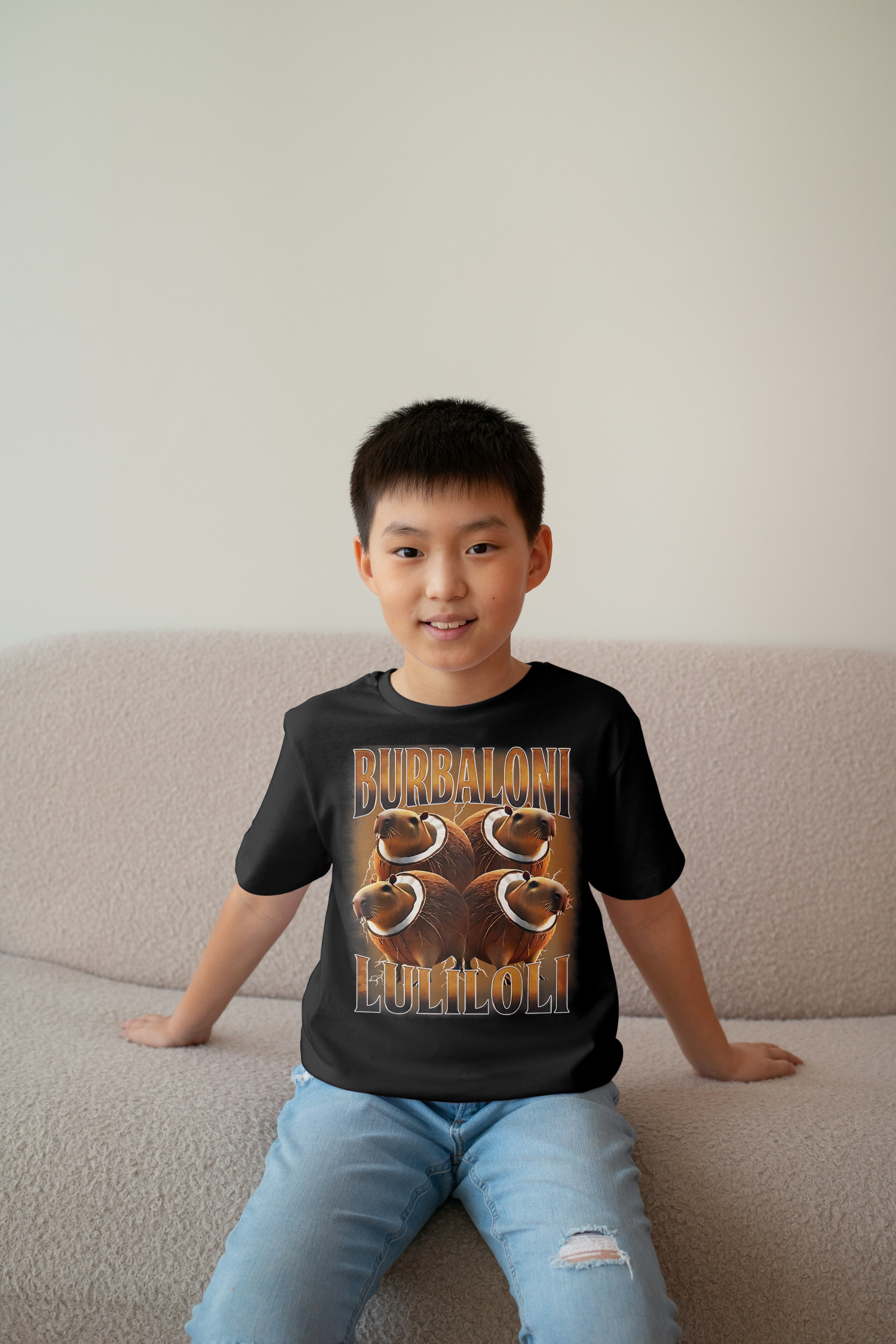 Burbaloni Luliloli Italian Brainrot Kids Tshirt